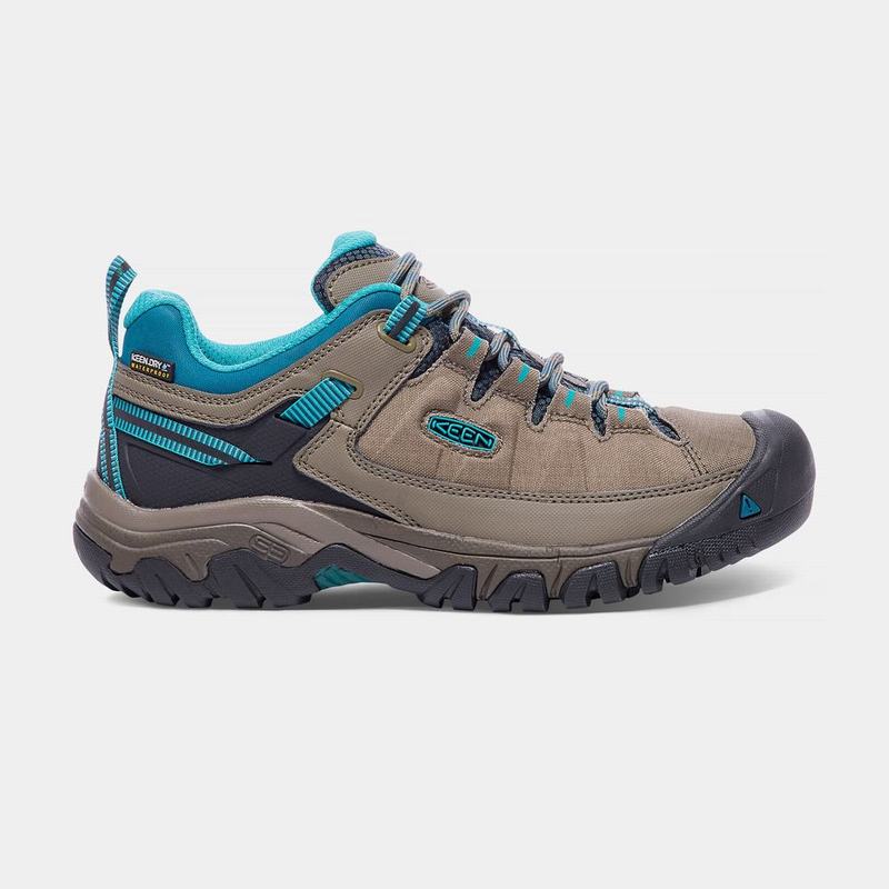 Zapatos Trekking Keen Targhee Exp Waterproof Para Mujer Azules Coral - Zapatos Keen Mexico (014239-E